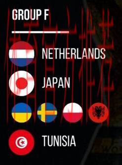 世界杯F组抽签出炉:荷兰,日本,突尼斯,欧洲附加B胜者 世界杯F组抽签出炉:荷兰,日本,突尼斯,欧洲附加B胜者